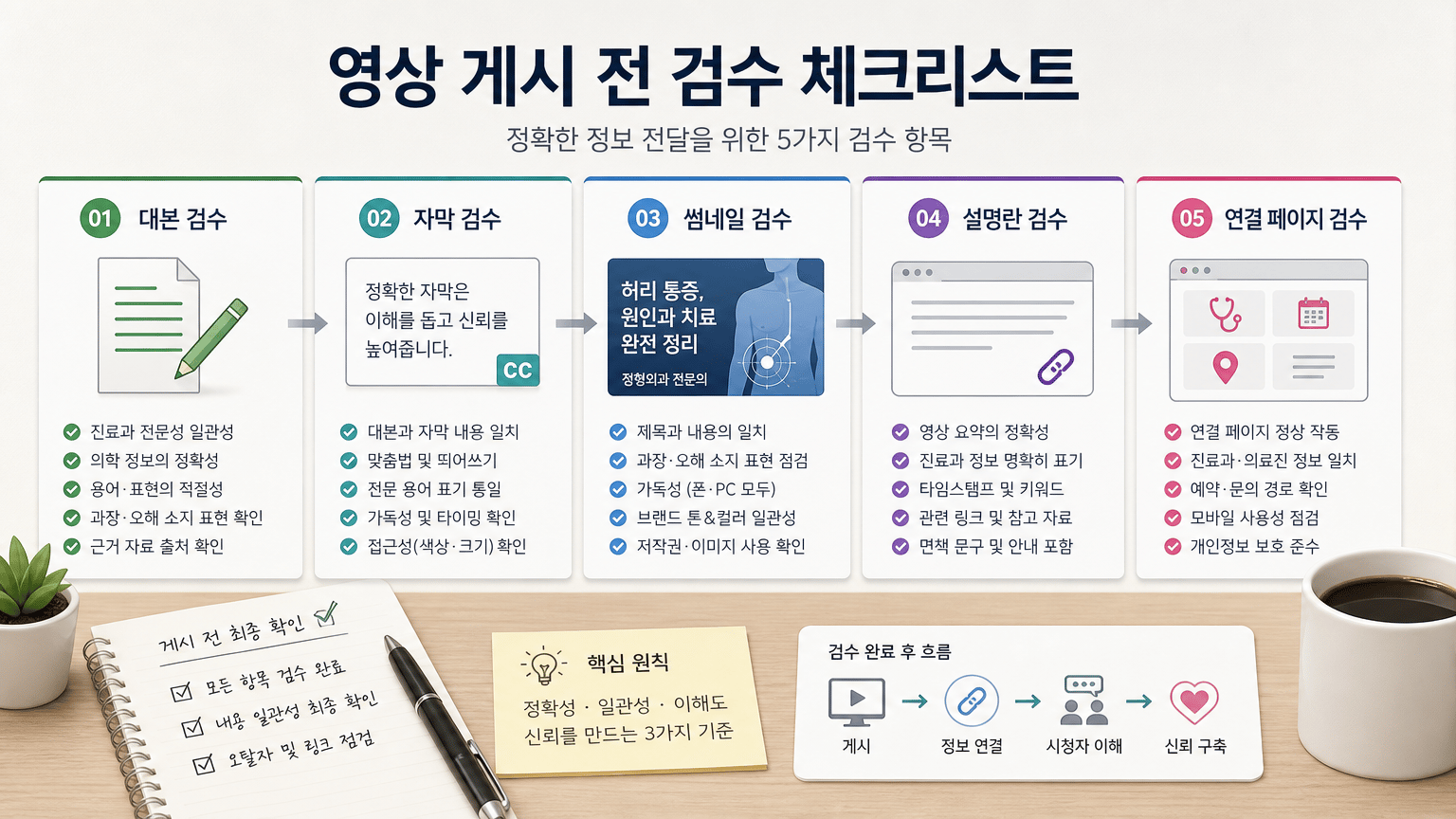 병원 유튜브 운영 계획, 진료과 전문성을 시리즈로 만드는 4단계