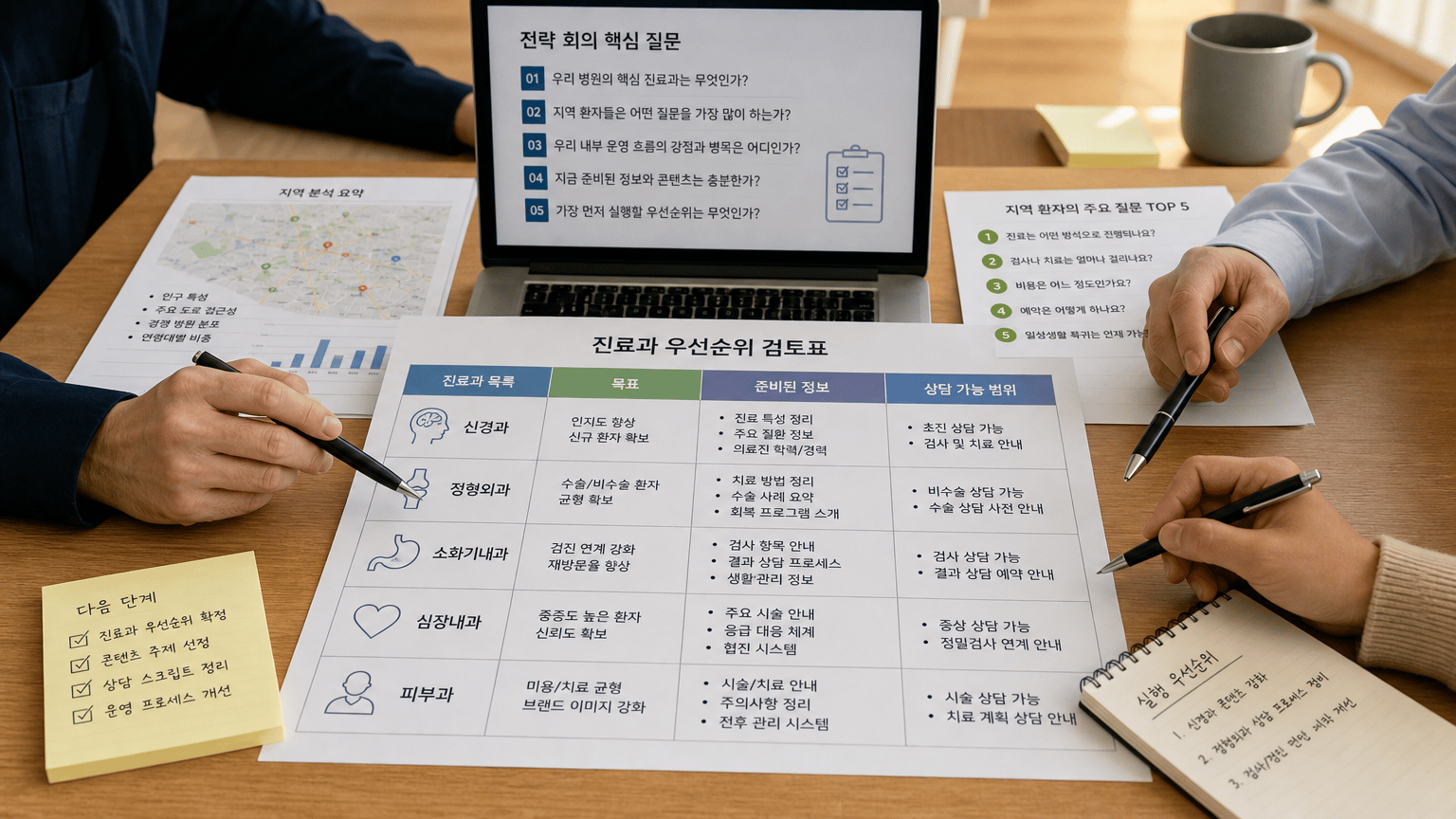 병원 마케팅 전략 전, 진료과·지역·운영 역량 진단법